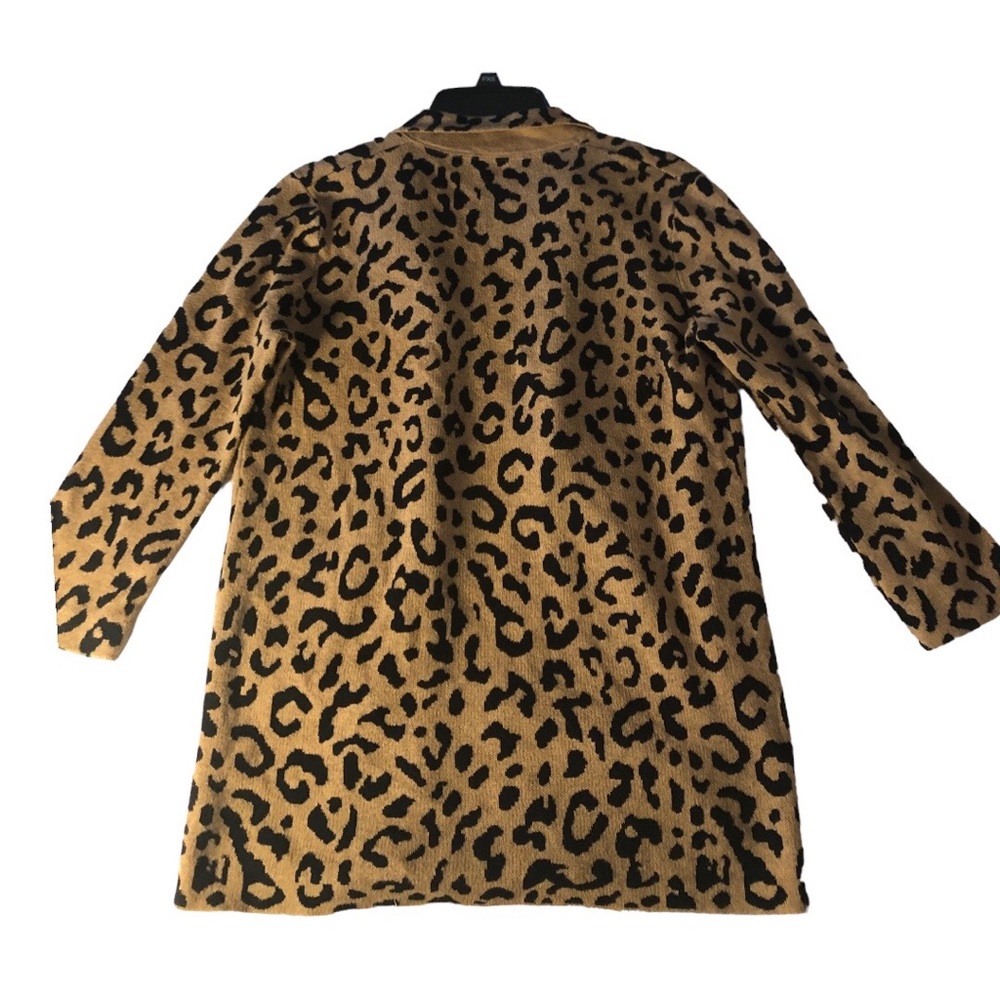 Jcrew Leopard Print Open Front Blazer Size Xs - image 3